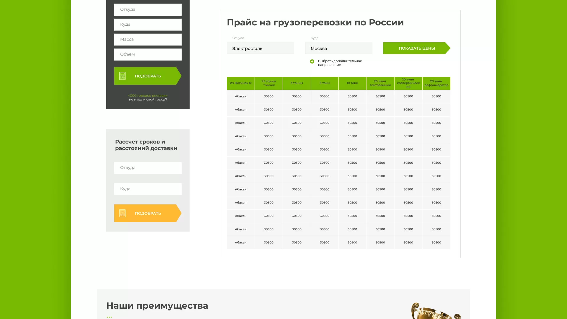 Разработка логотипа и сайта компании «Инком-Логистика» в Снежинске